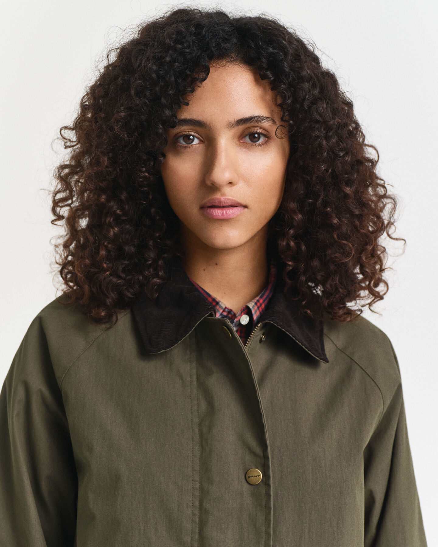 Car Coat van gewaxt katoen