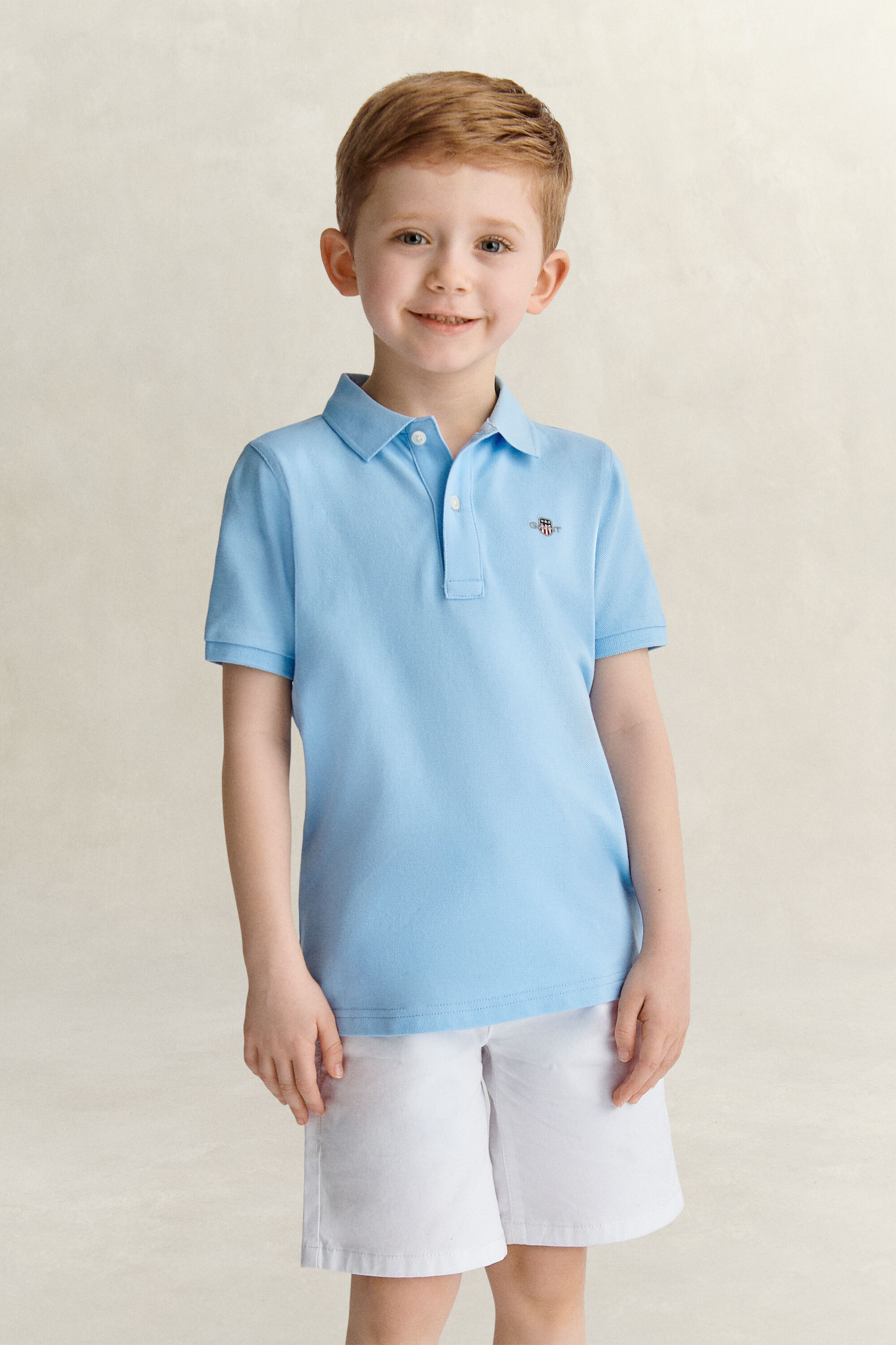 Kids Shield piqué poloshirt
