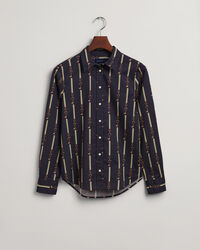 Relaxed Fit American Luxe overhemd van katoenen voile