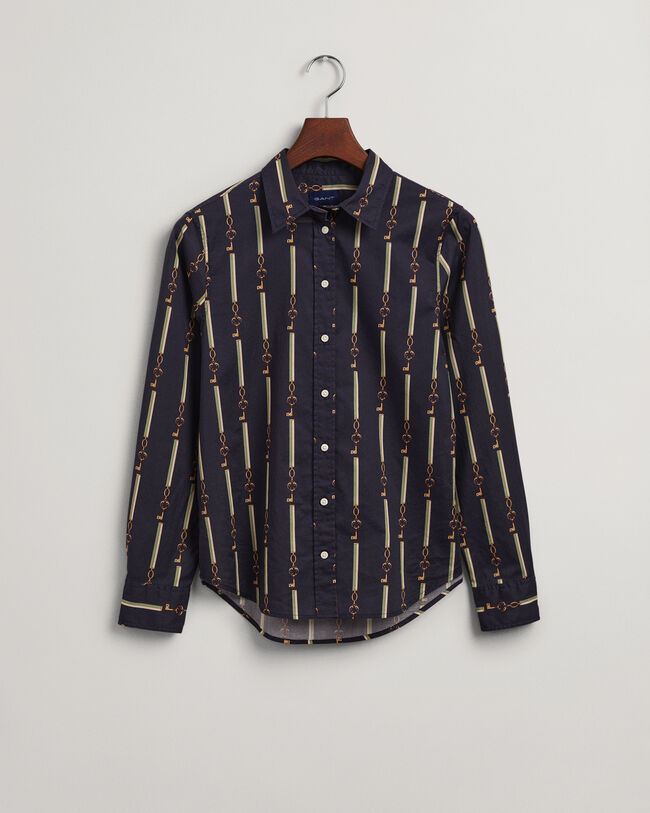 Relaxed Fit American Luxe overhemd van katoenen voile