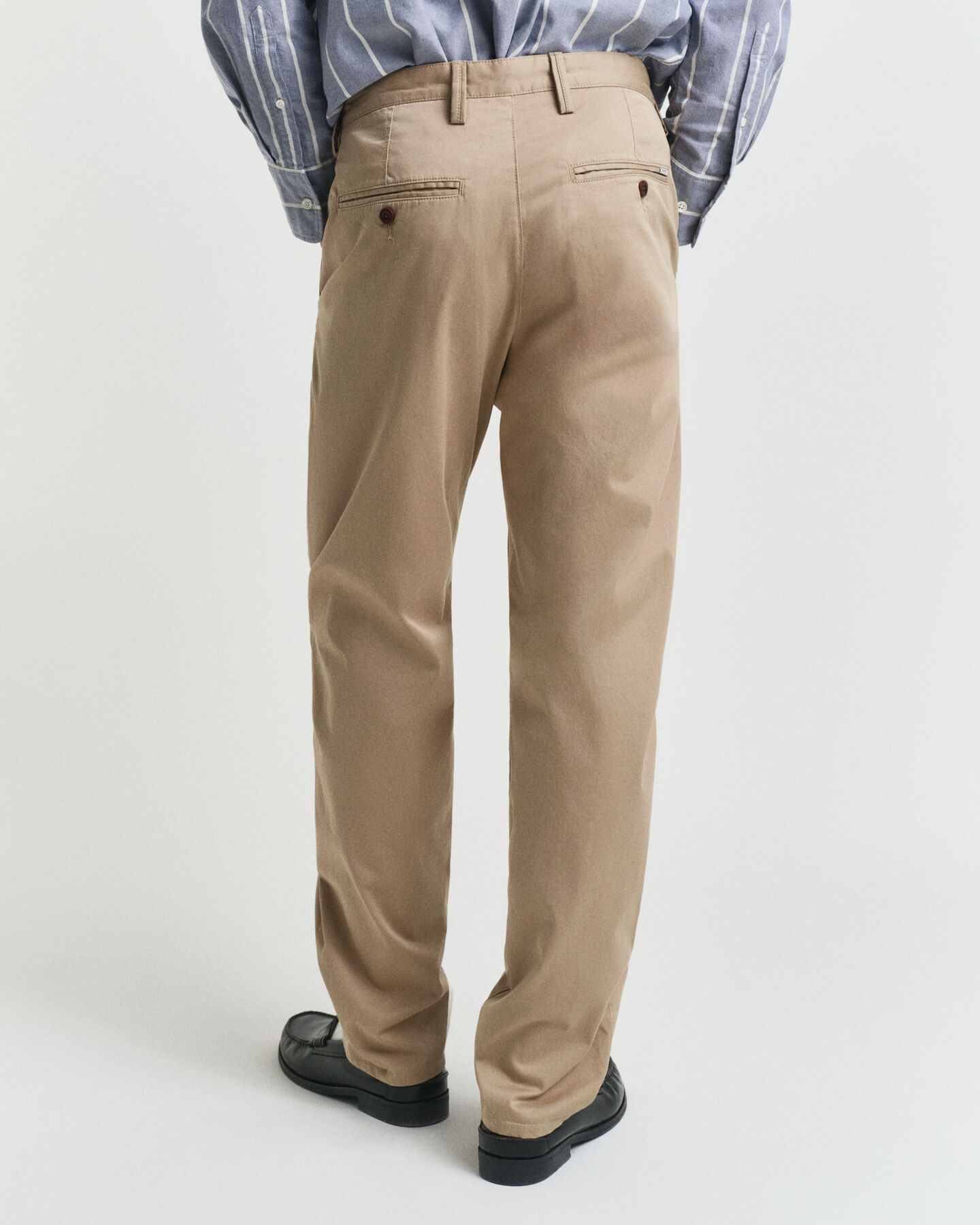 Regular Fit chino van keperstof