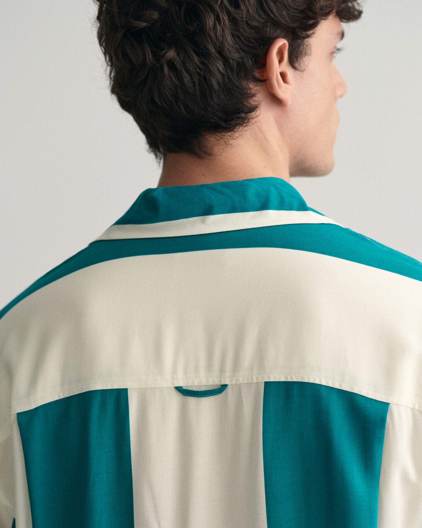 Relaxed Fit overhemd met korte mouwen van viscose