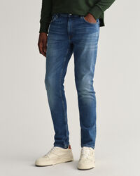 Maxen Extra Slim Fit Retro Shield jeans