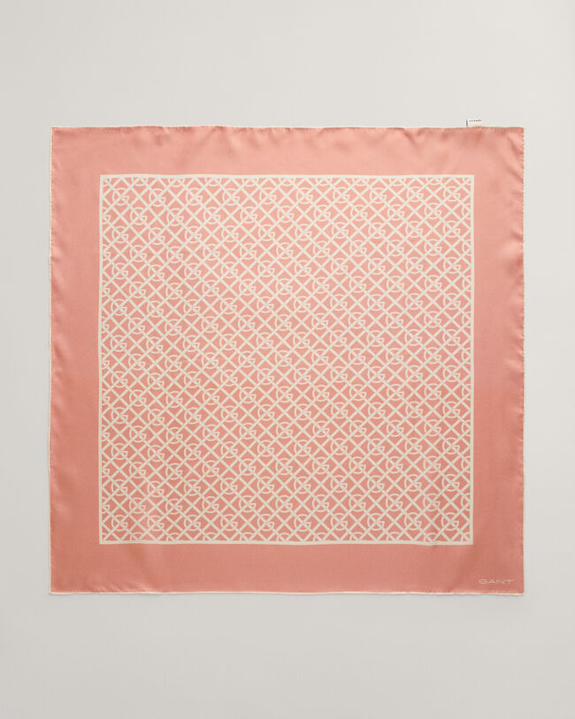 G Patterned zijden sjaal