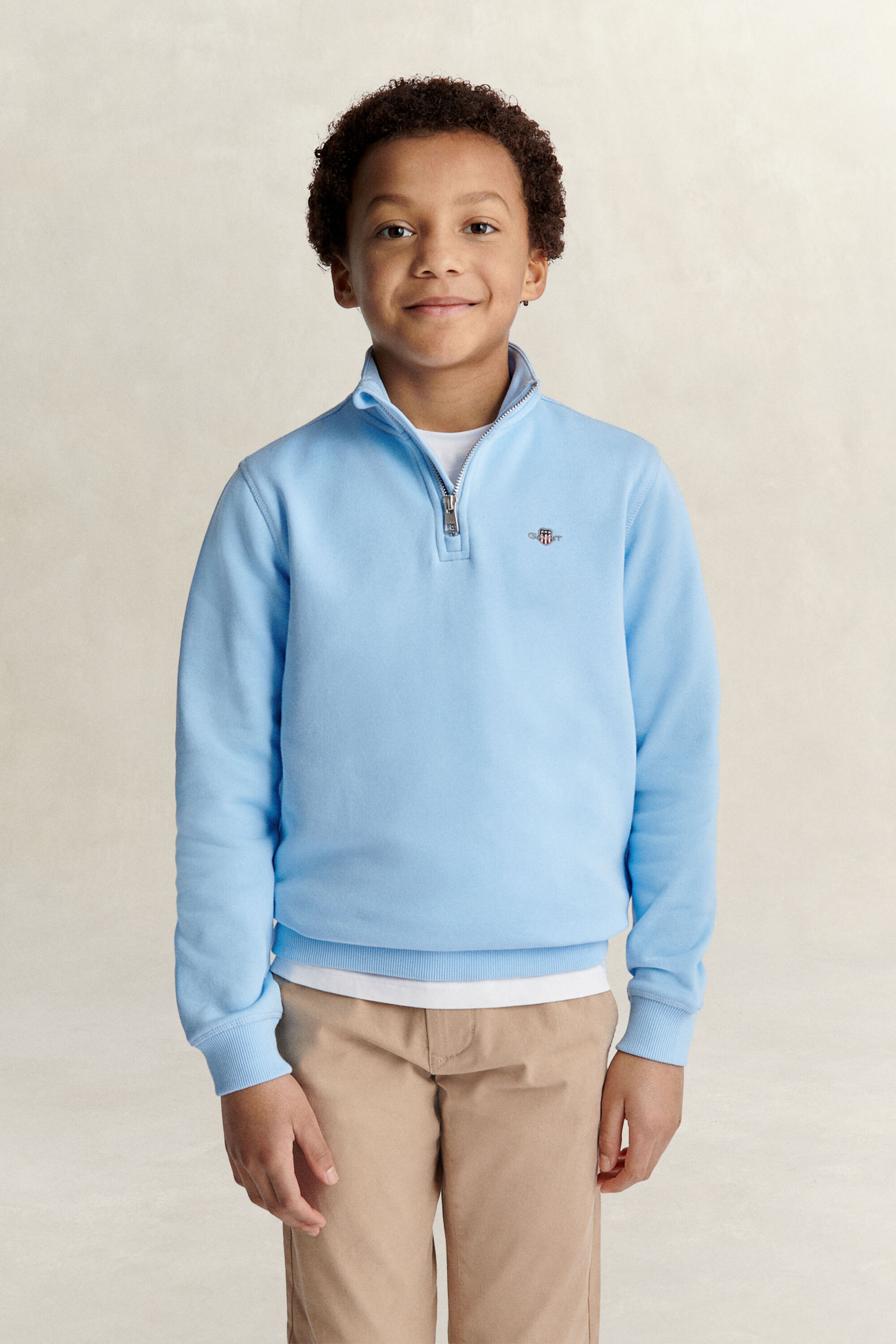 Teen Boys sweatshirt met korte rits
