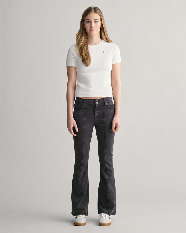 Teen Girls bootcut jeans met stretch en lage taille