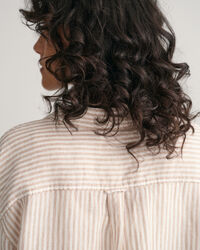 Linnen overhemdjurk met strepen