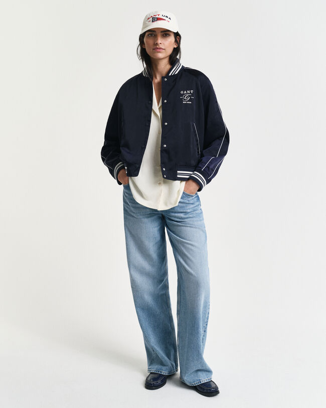 Satijnen Varsity Jacket