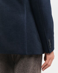 Blazer van tweekleurige keper-jersey