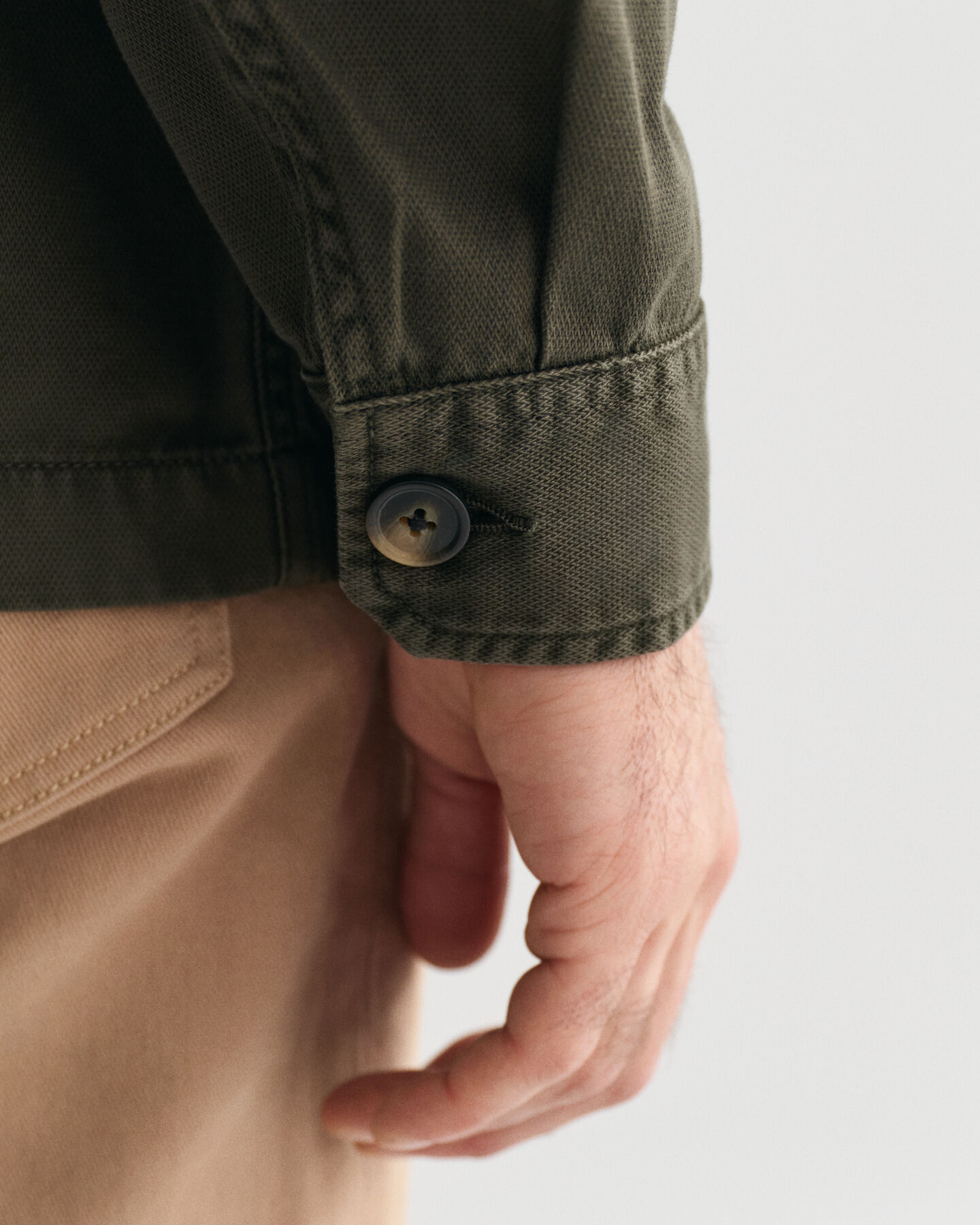 Speciaal geverfd overshirt