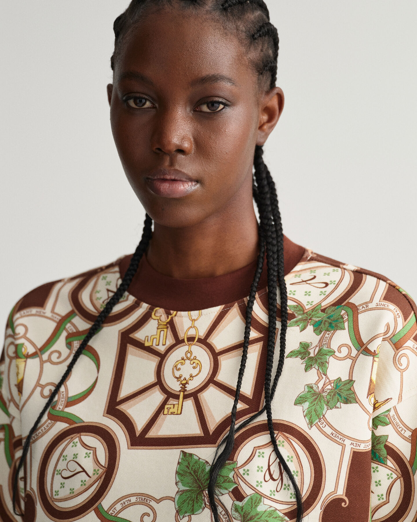 American Luxe sweater met ronde hals