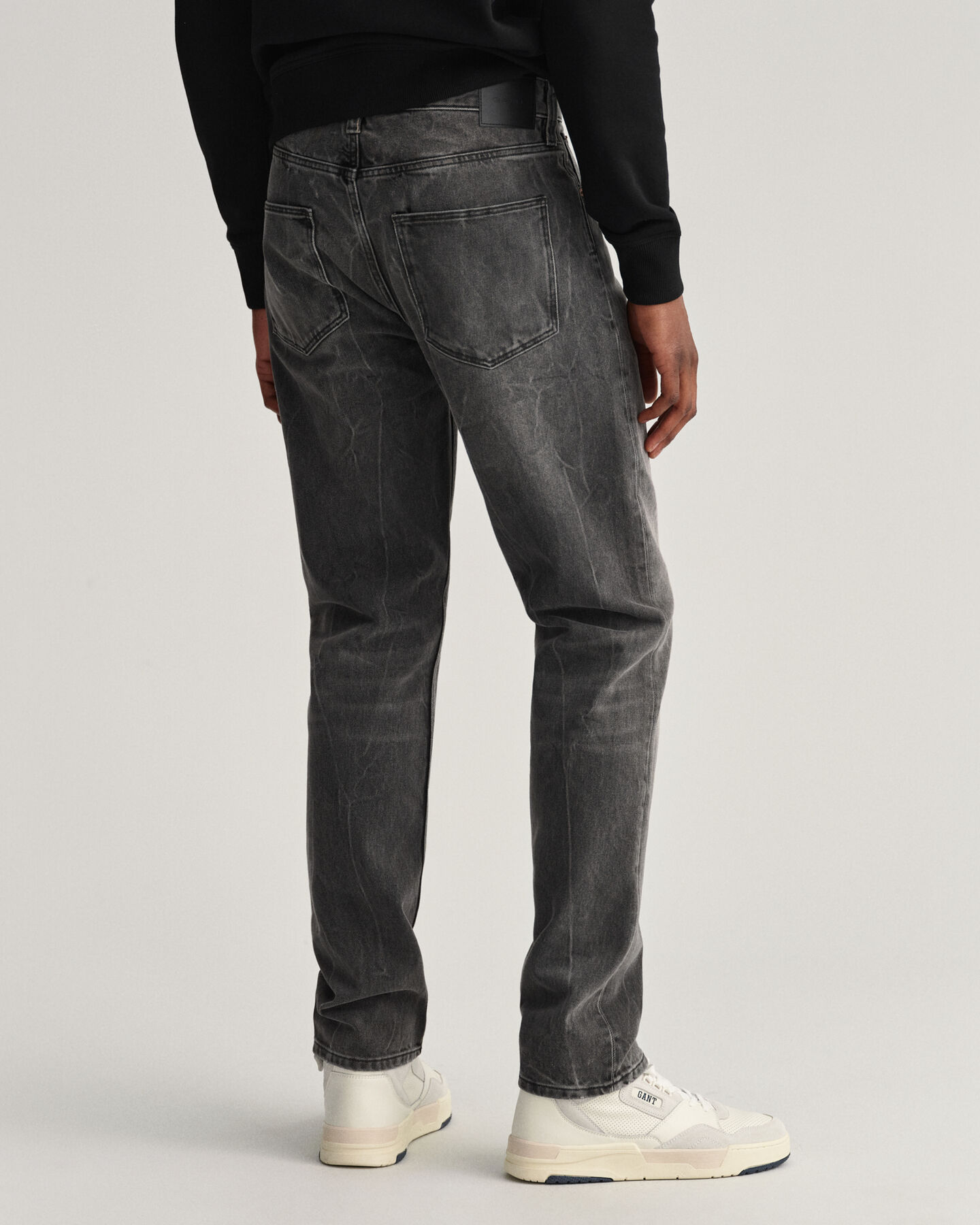 Hayes Slim Fit jeans met vintage wassing