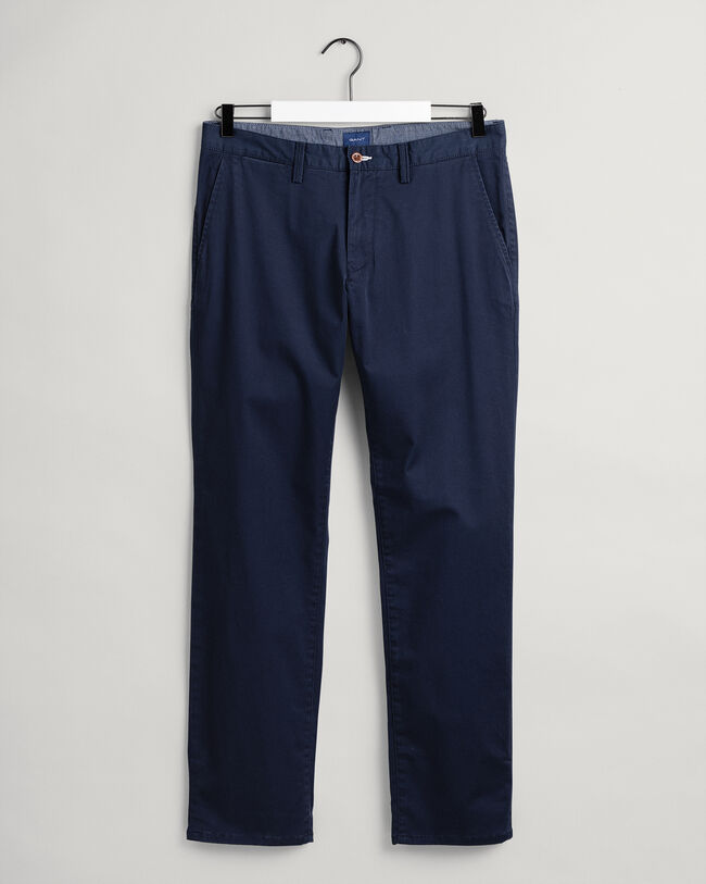 Regular Fit chino van keperstof