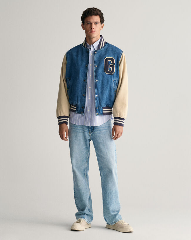 Relaxed Fit Heritage Oxford-overhemd met strepen