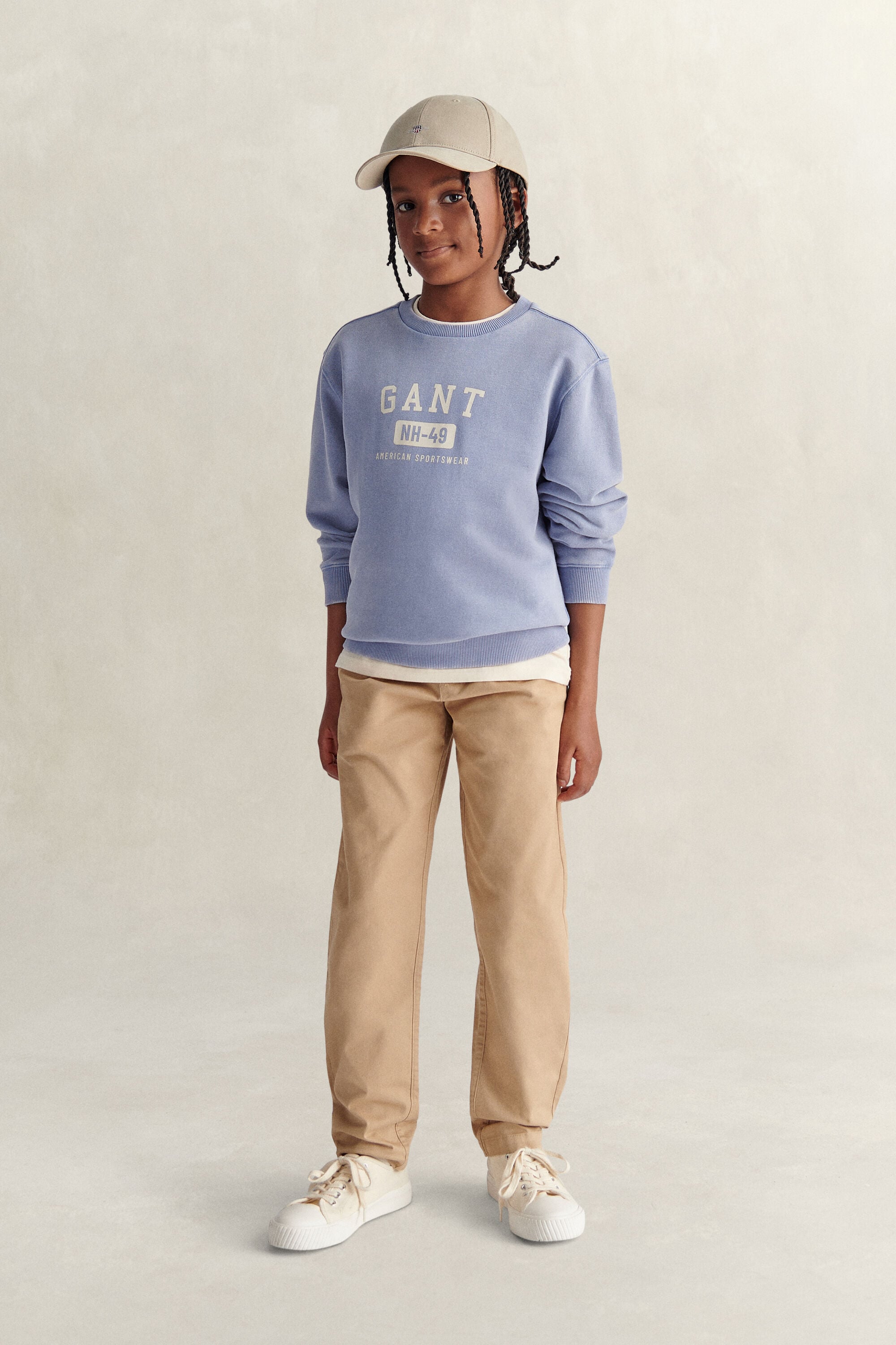 Teen Boys chino met trekkoordje