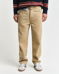 Relaxed Fit canvas broek