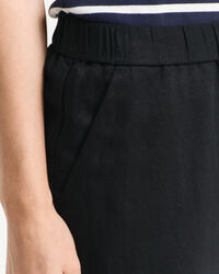 Relaxed Fit Pull-On broek van linnenmix