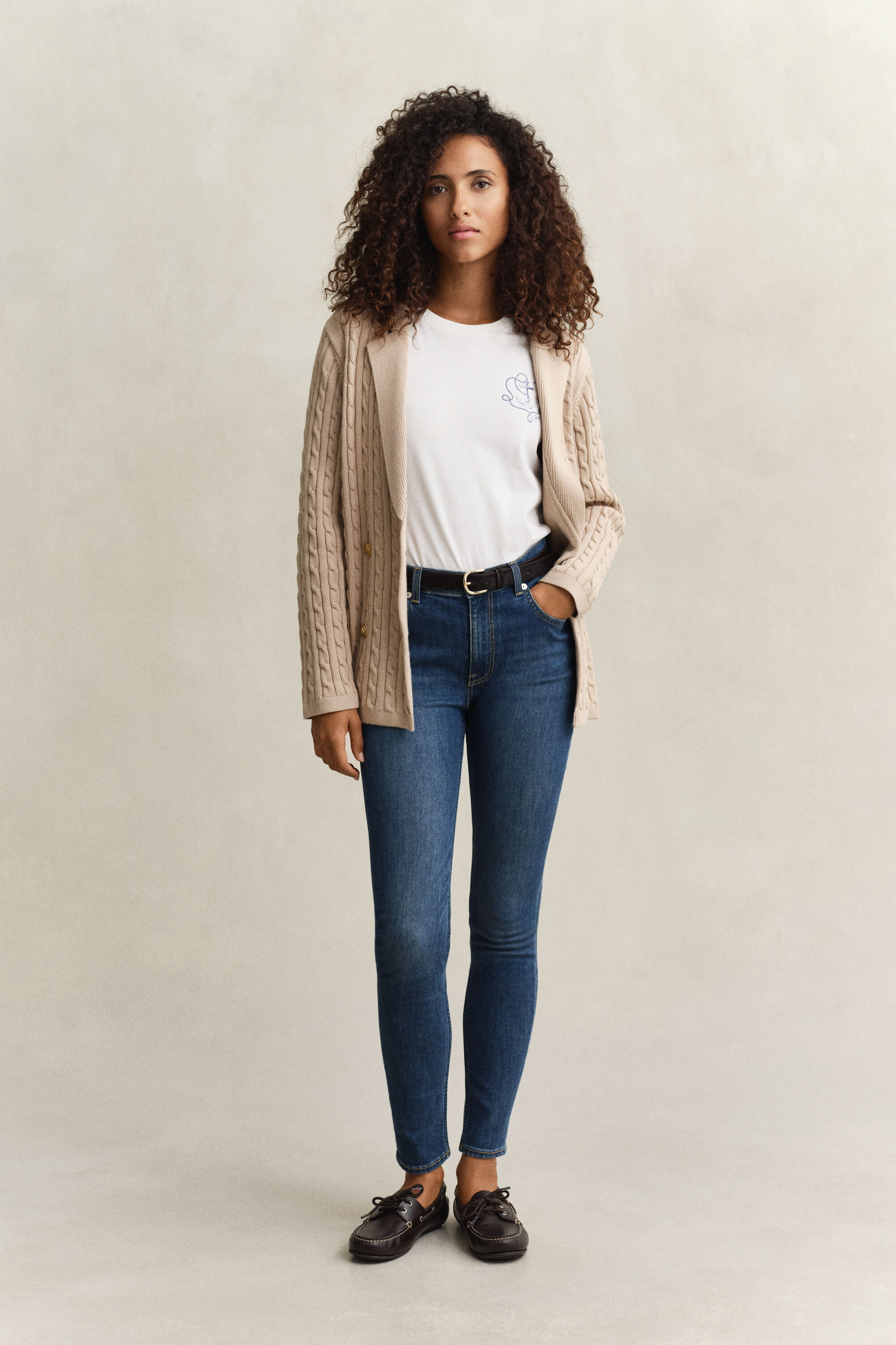 Skinny jeans met stretch