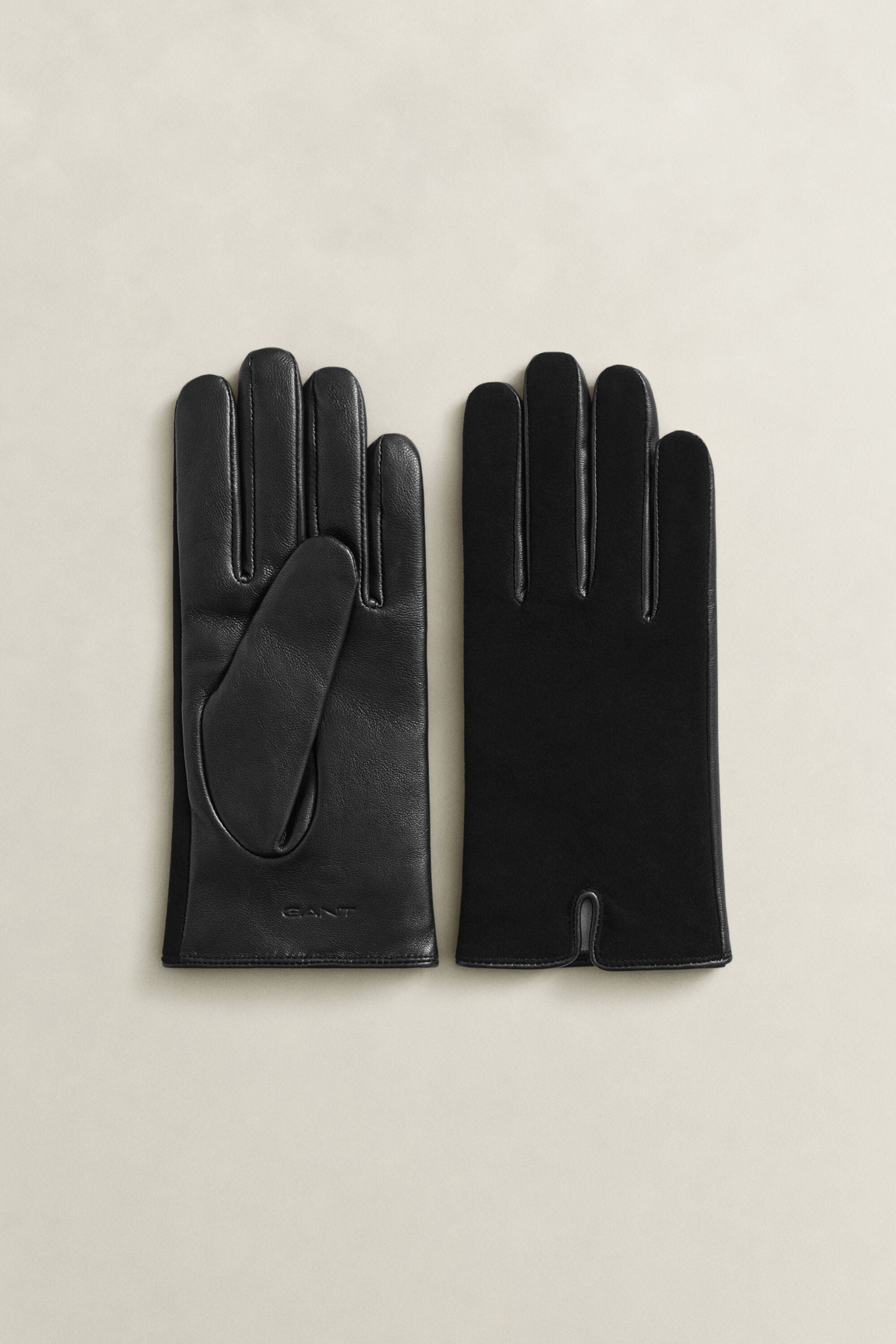 Handschoenen van leer en suède