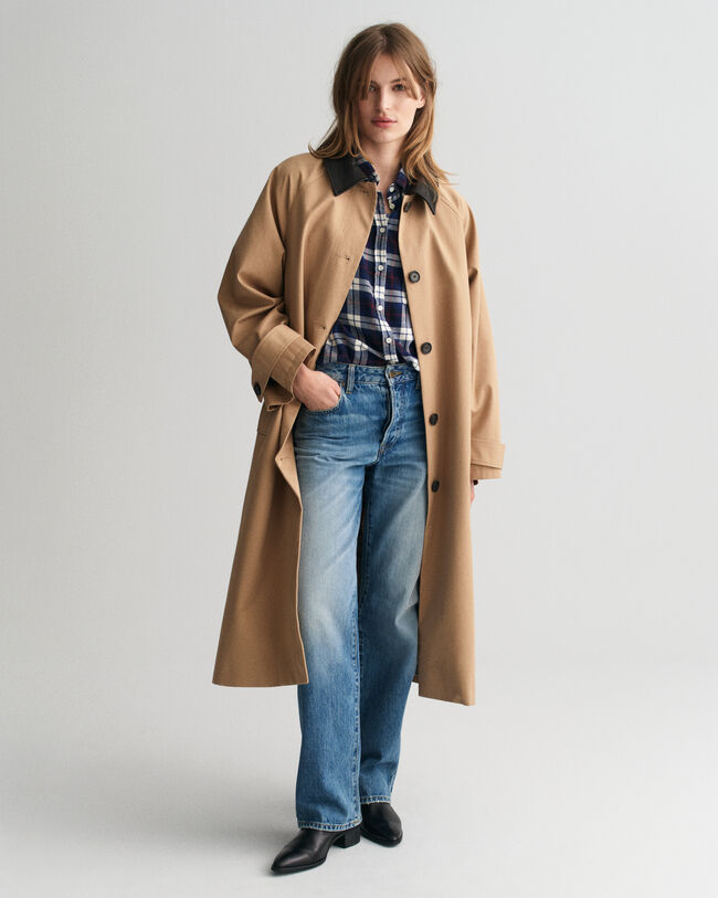 Relaxed Fit flanellen overhemd met ruitje