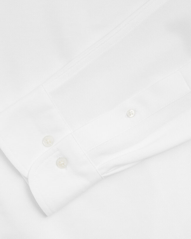 Regular Fit piqué overhemd van jersey