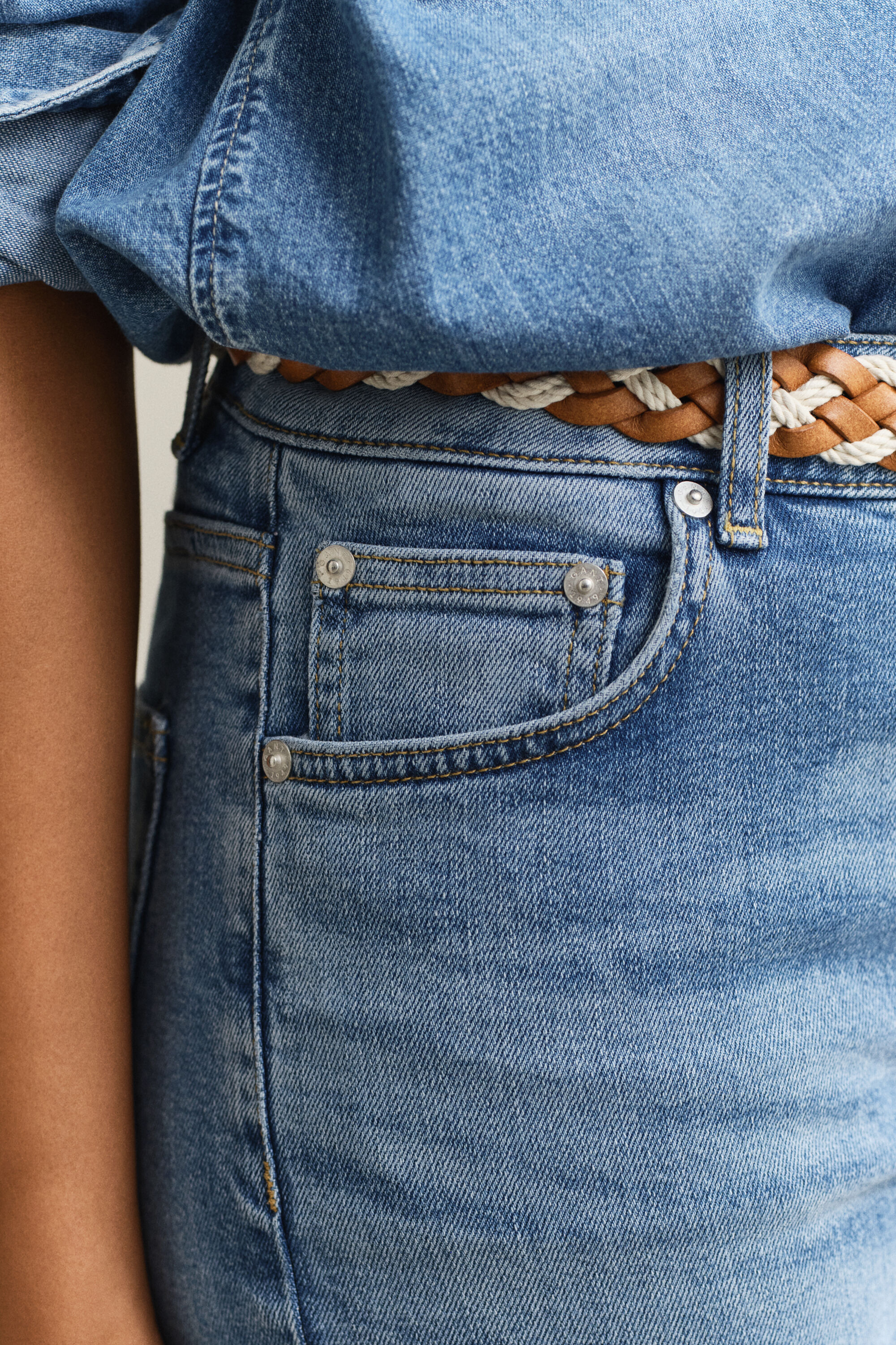 Flared jeans met stretch