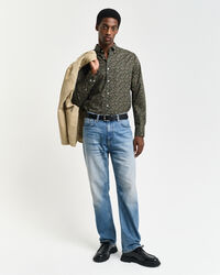 Regular Fit overhemd met paisleyprint