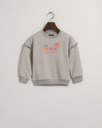 Girls GANT Palm Print sweater