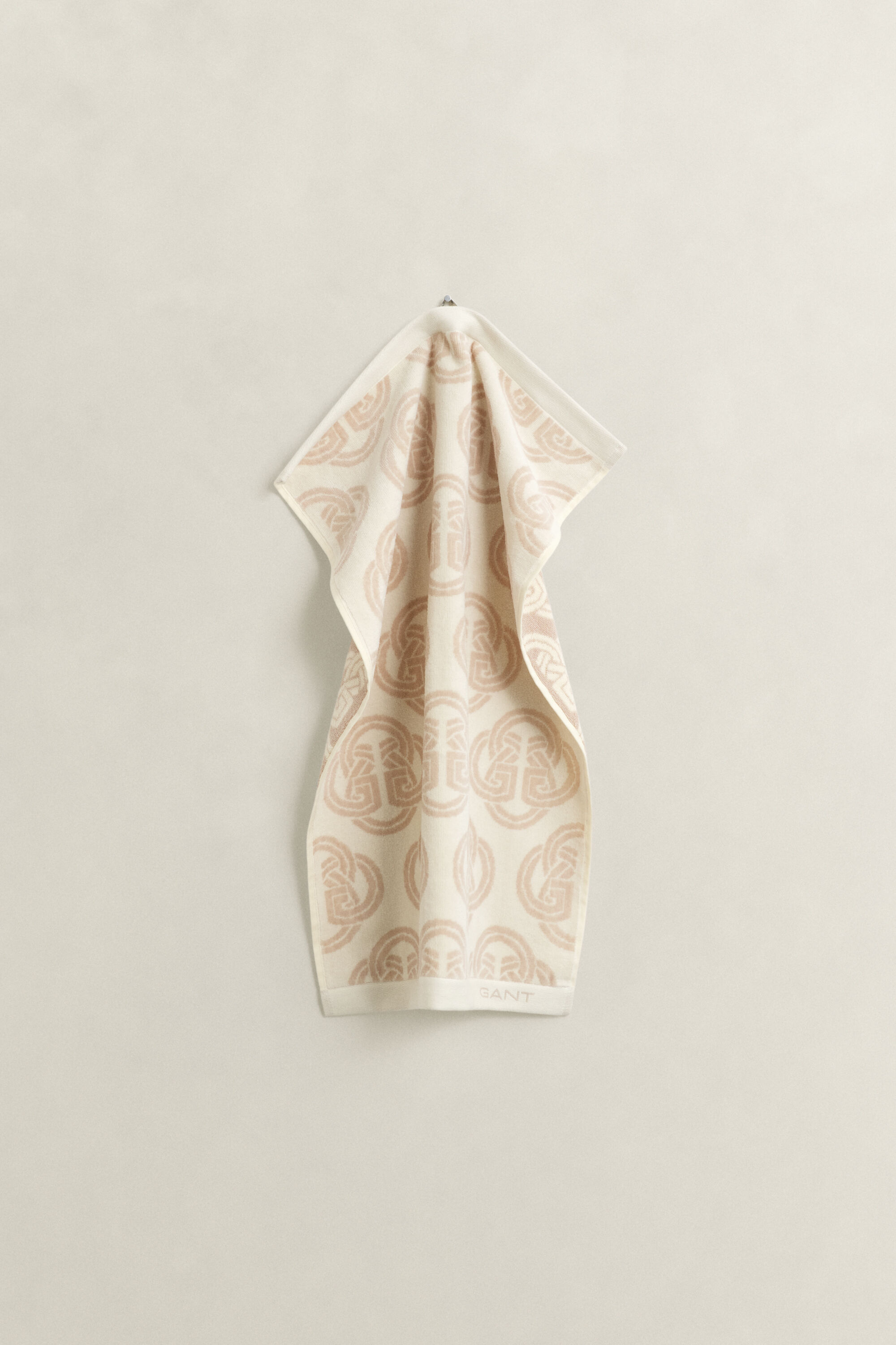 Handdoek met monogram 50 x 70 cm