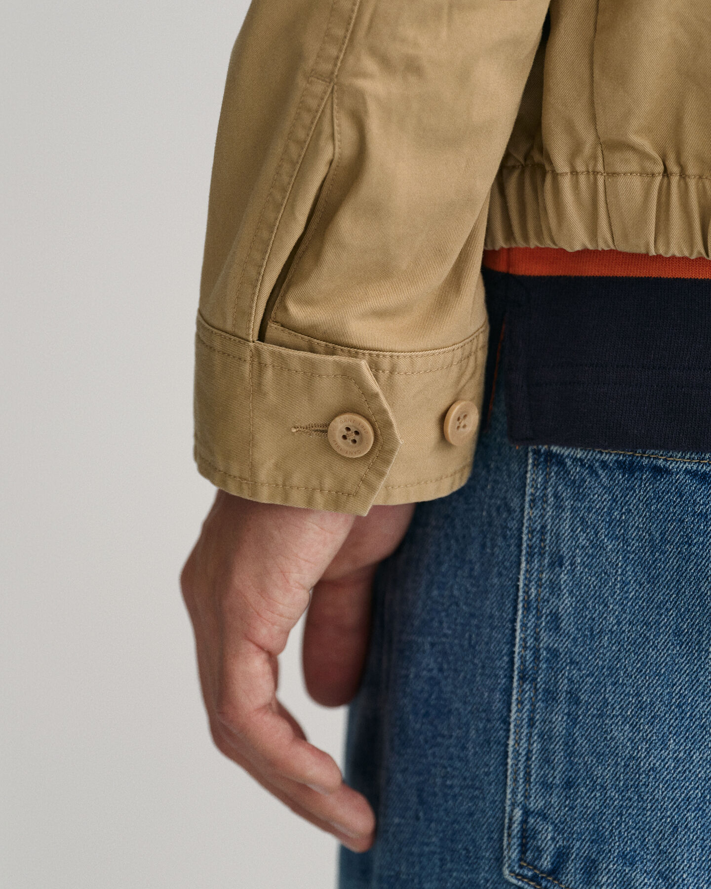 Katoenen Windcheater