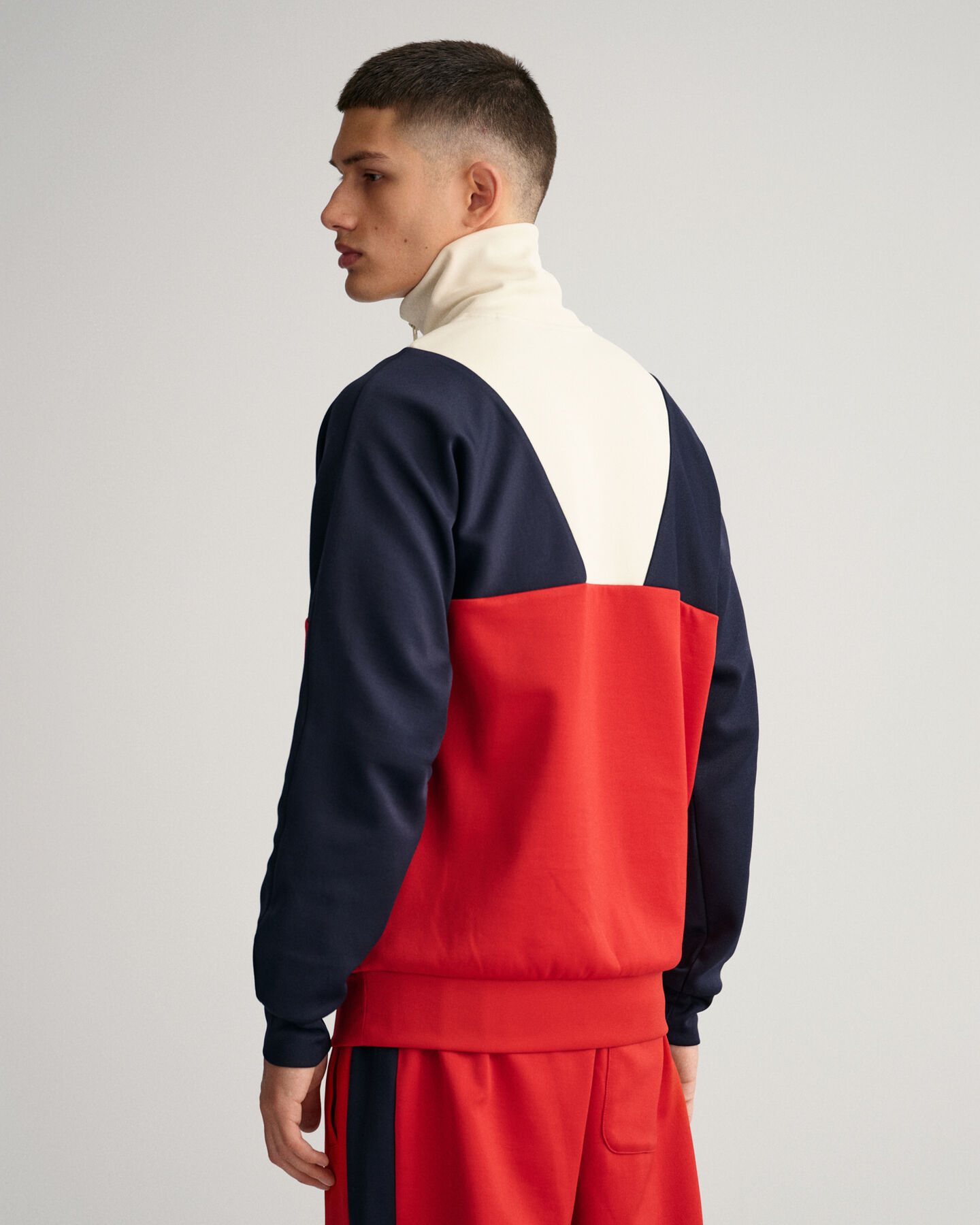 Crest Shield Tracksuit sweater met korte rits