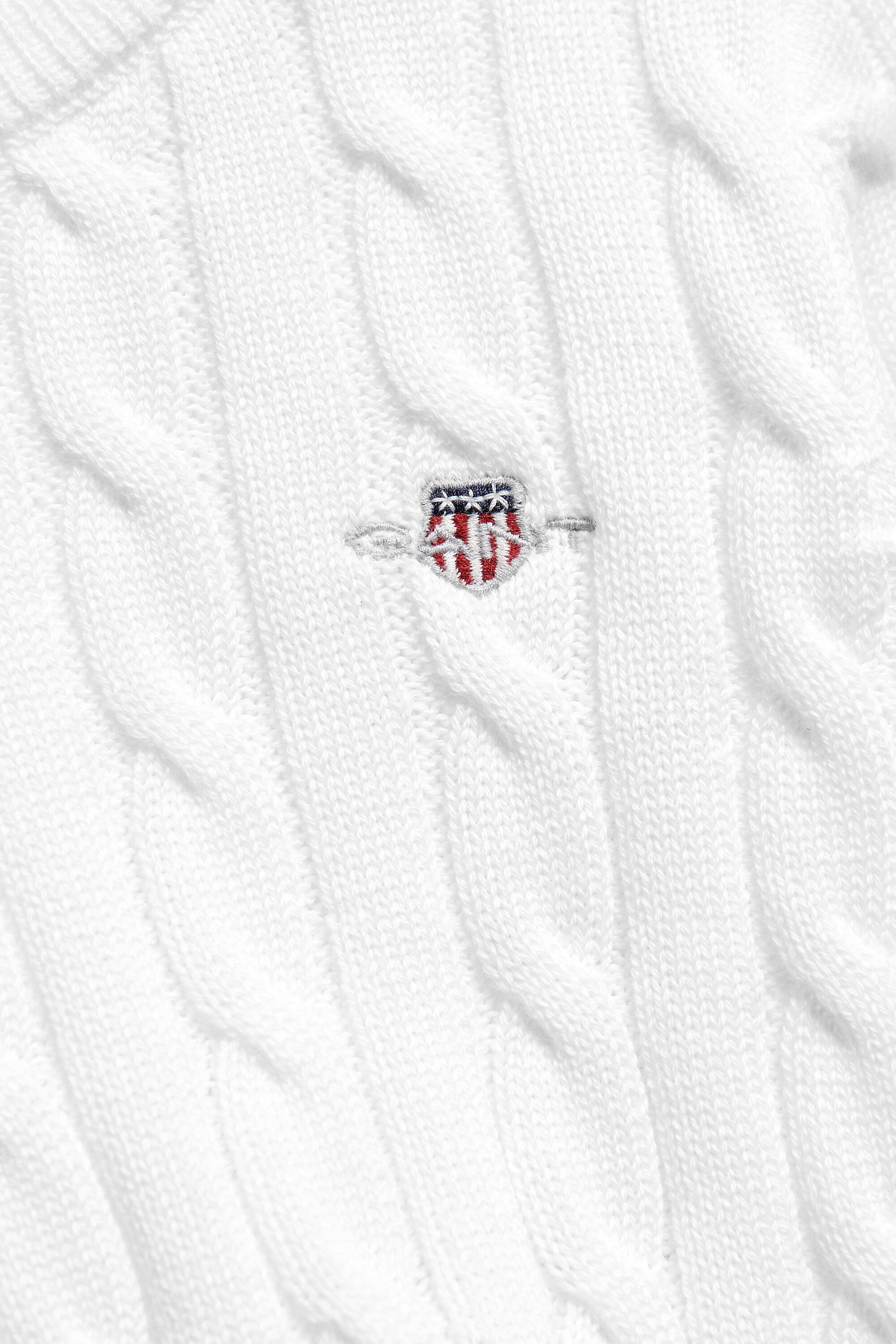 Girls Shield gebreide kabeltrui