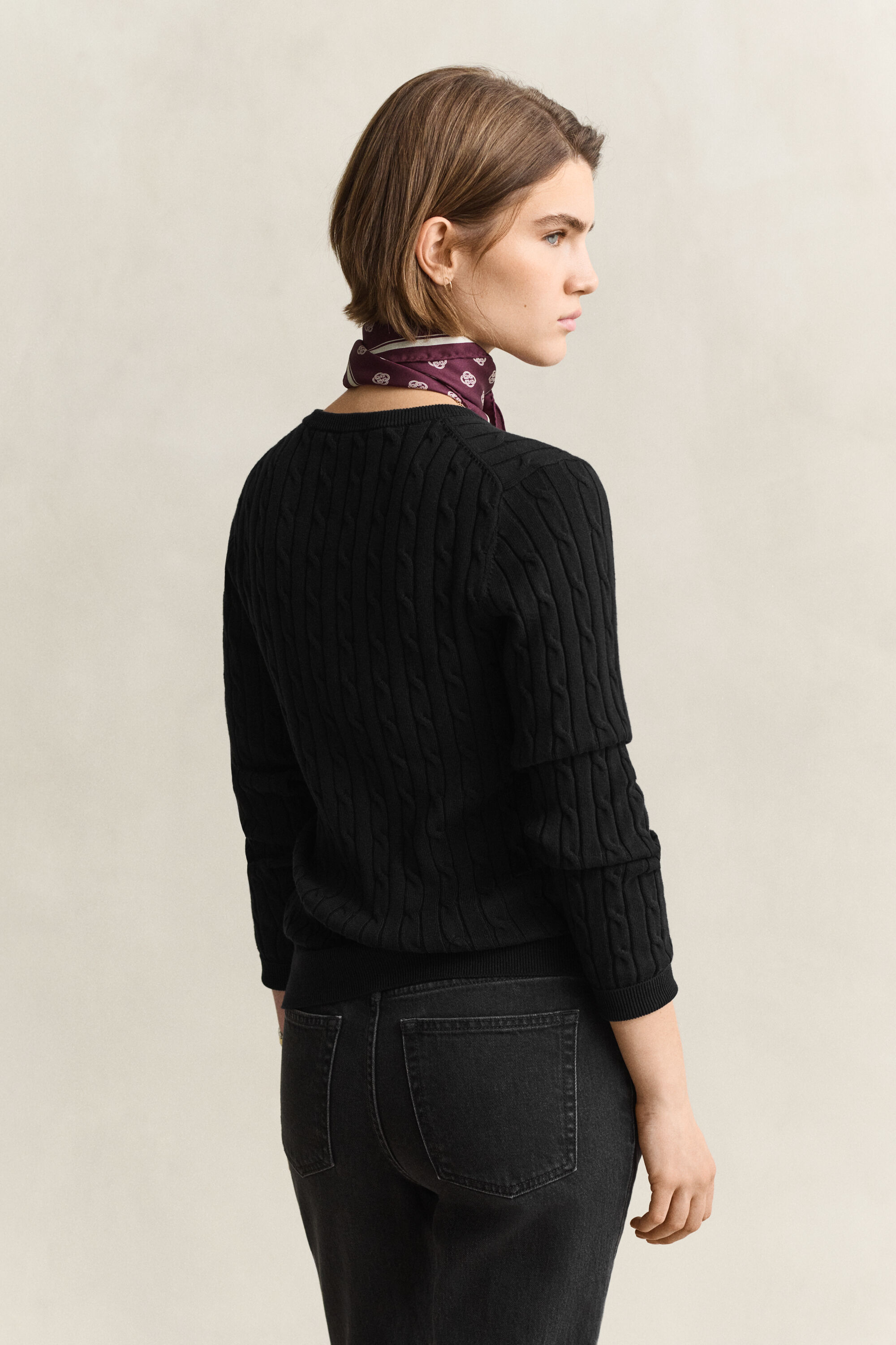 Kabelgebreid vest