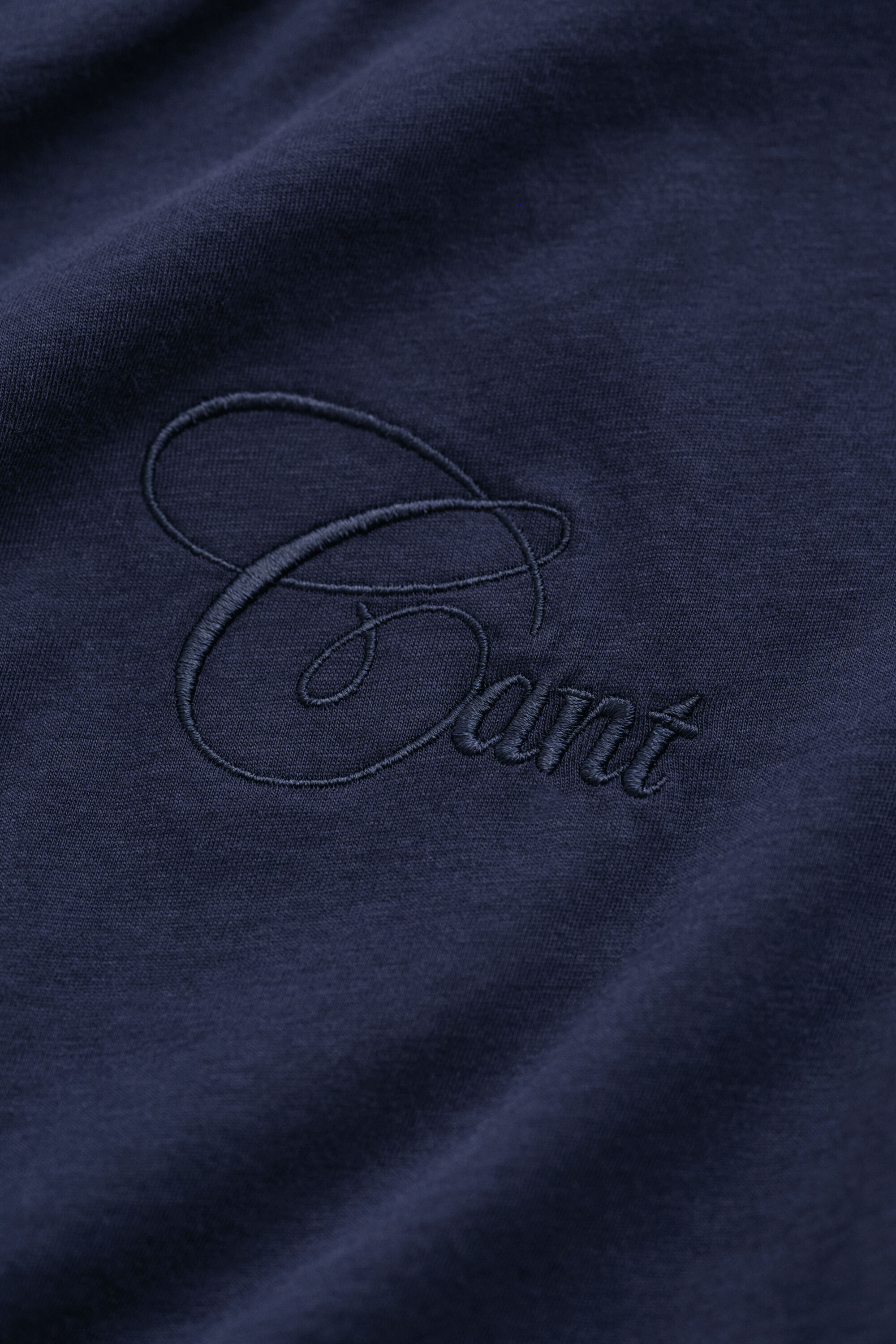 T-shirt met ton sur ton print