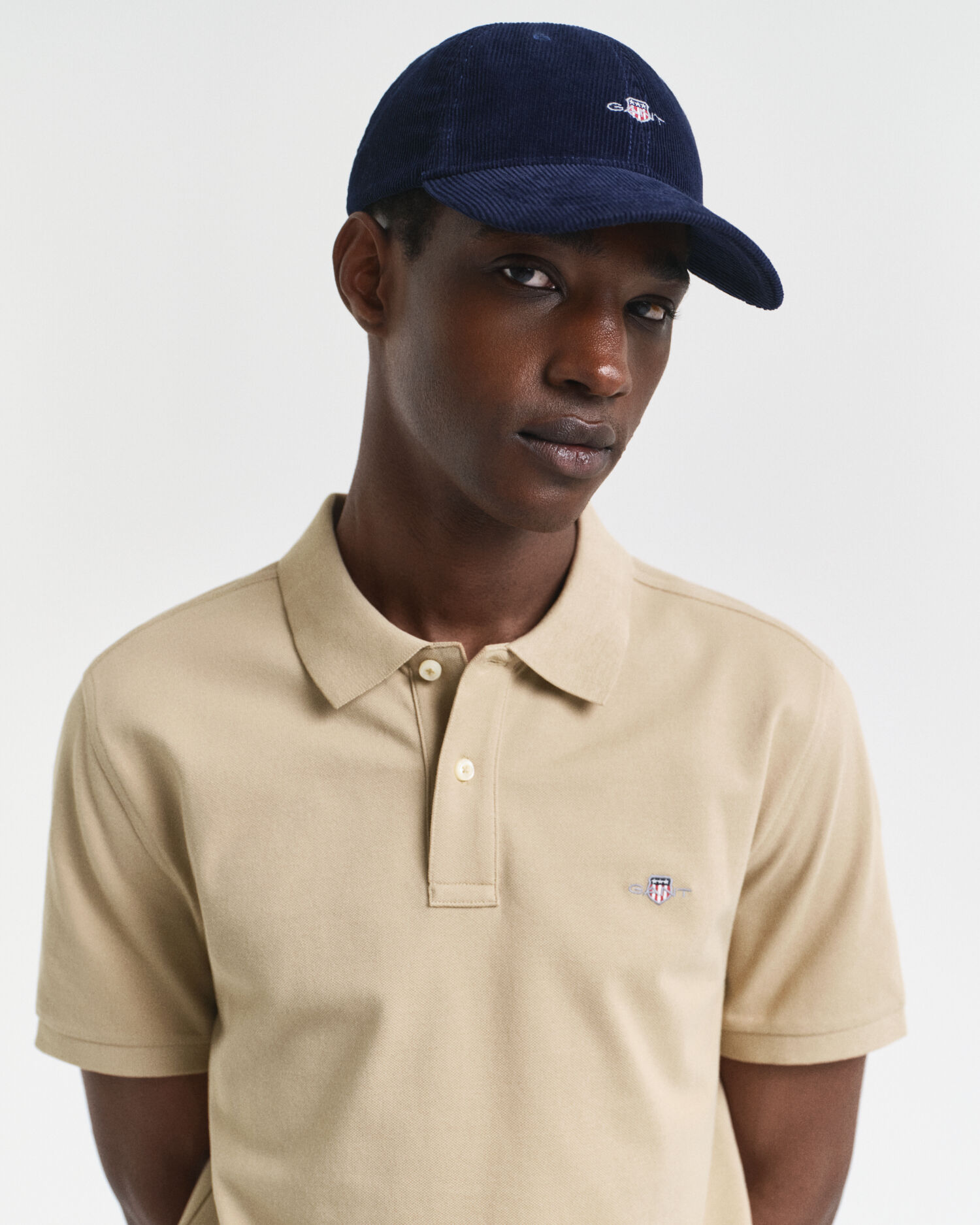 Regular Fit Shield piqué poloshirt