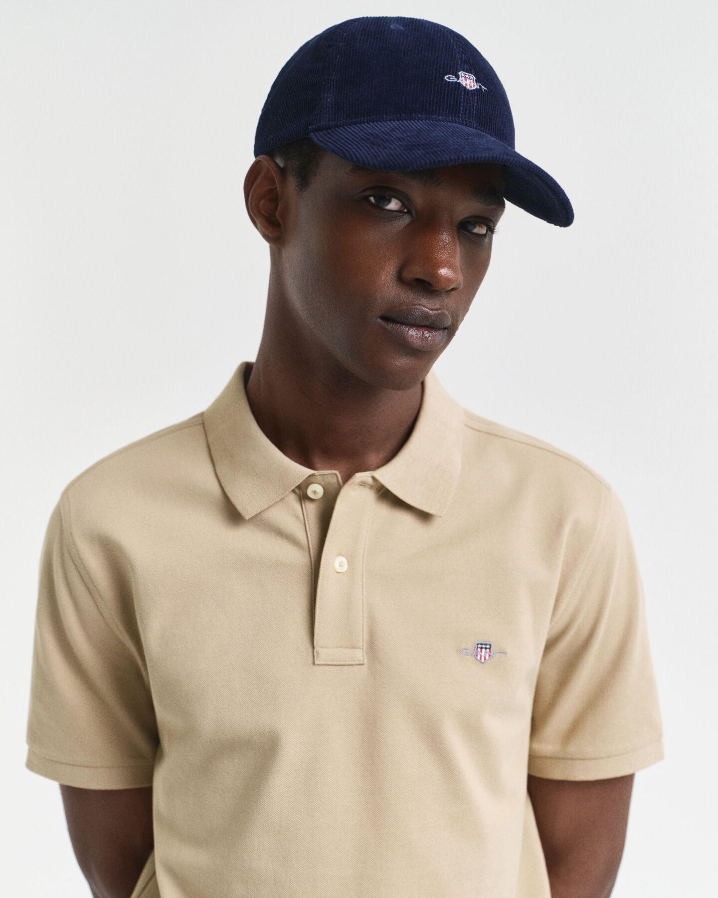 Regular Fit Shield piqué poloshirt