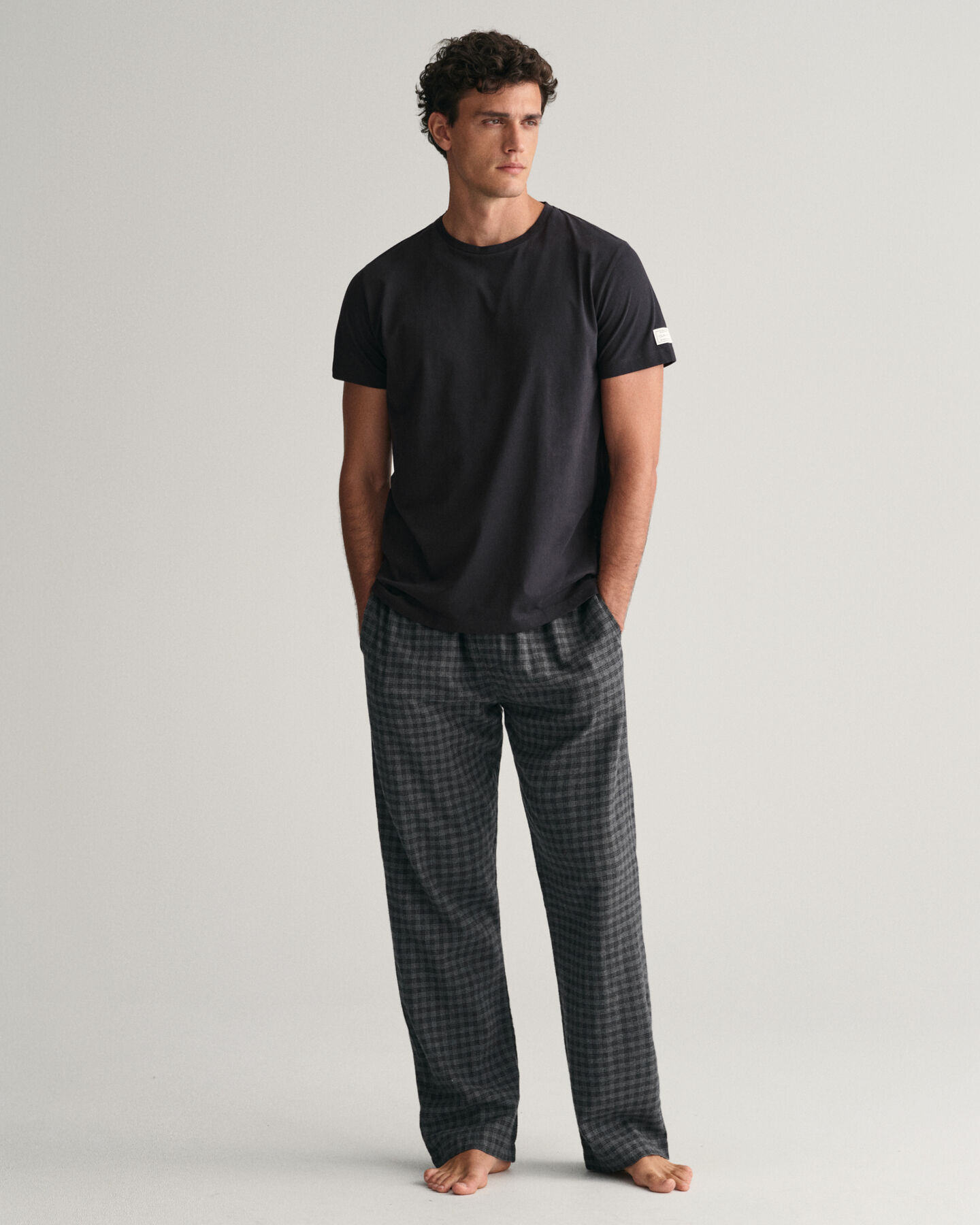 Flanellen pyjamabroek & -shirt in cadeauverpakking