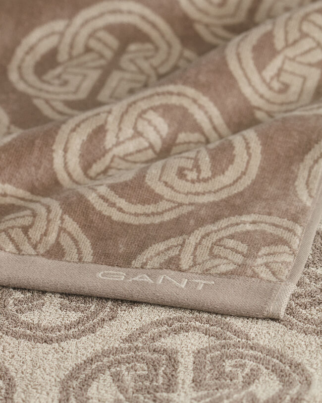 Monogram handdoek 70 x 140 cm