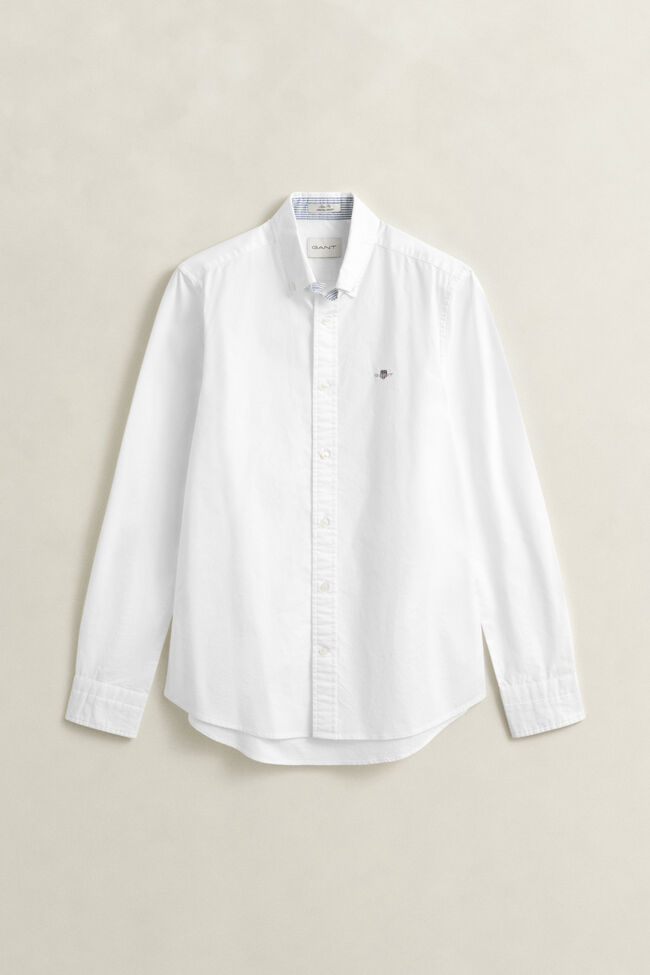 Slim Fit Oxford-overhemd met stretch