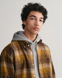 Relaxed Fit geruit overhemd van zwaar flanel