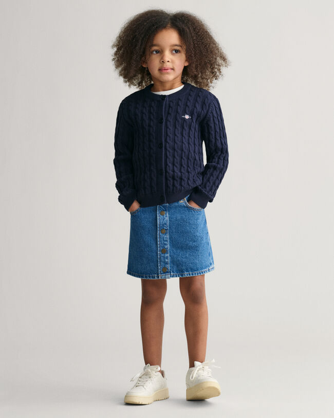 Girls denim minirok