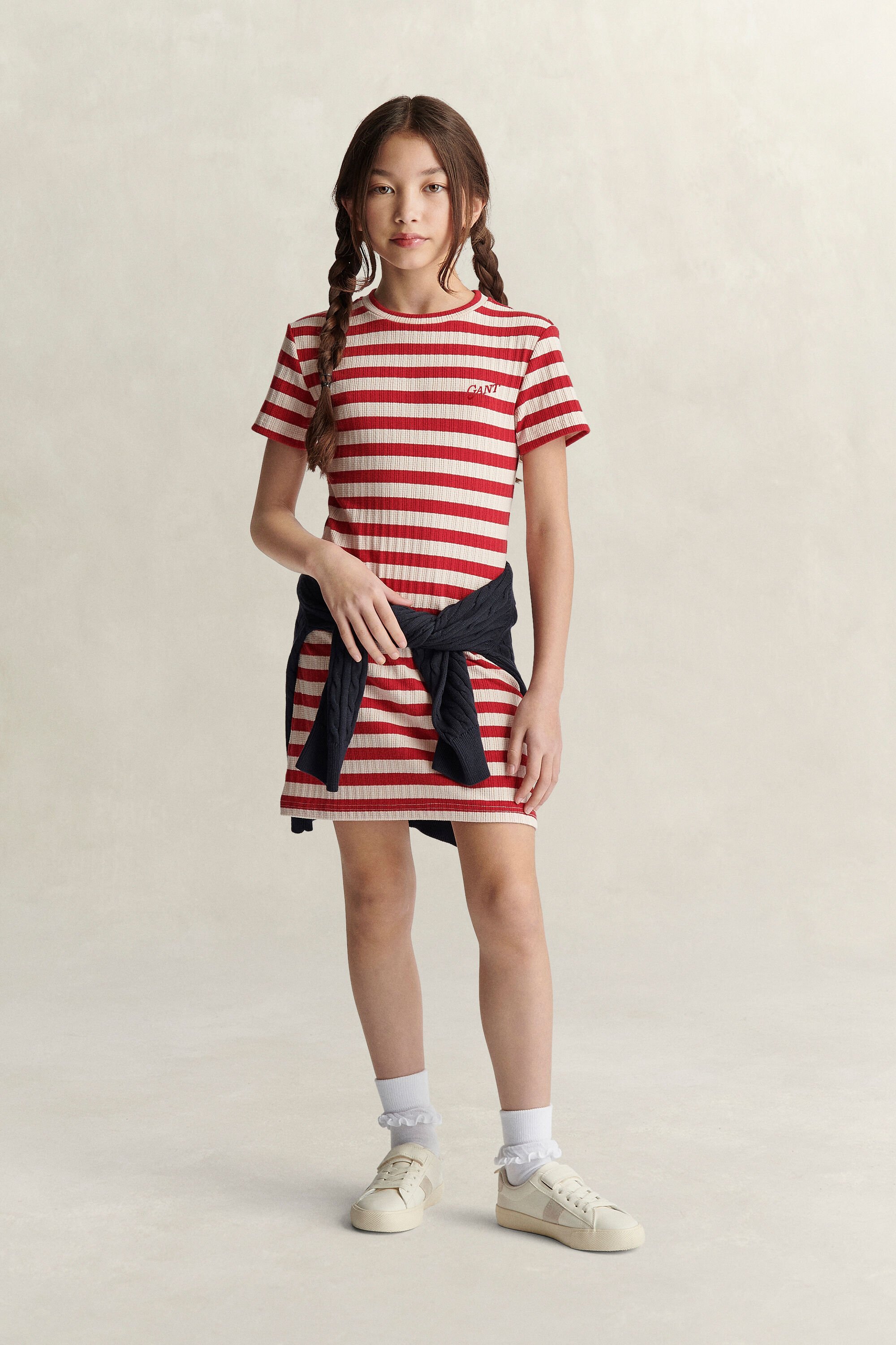 Teen Girls jurk met streep