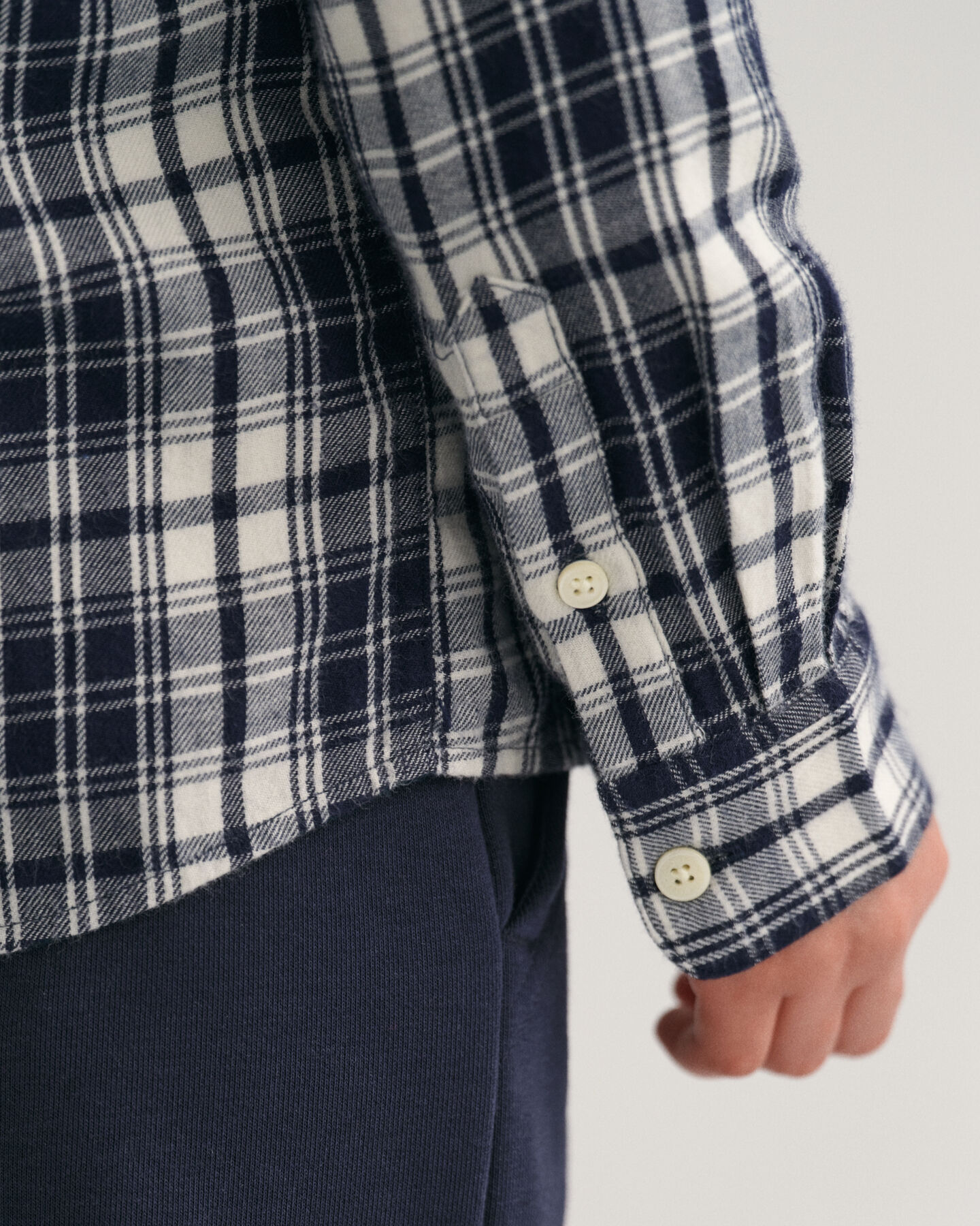 Kids Regular Fit geruit flanellen shirt