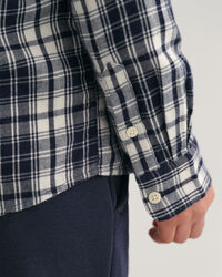 Kids Regular Fit geruit flanellen shirt