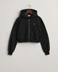 Teen Girls Shield kortere hoodie met ritssluiting