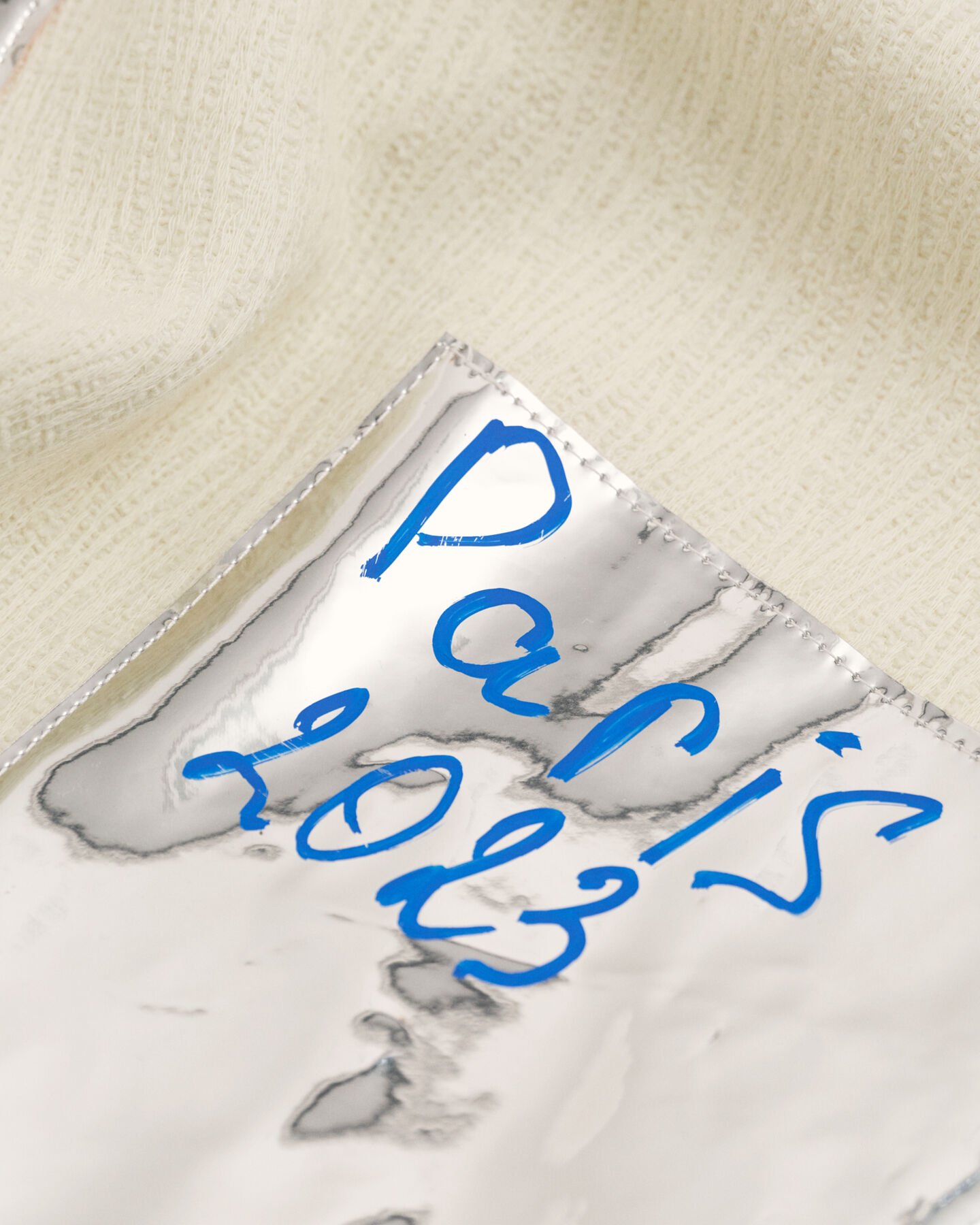 Blank Canvas Project x Harry Nuriev boucl&eacute; Varsity Jacket