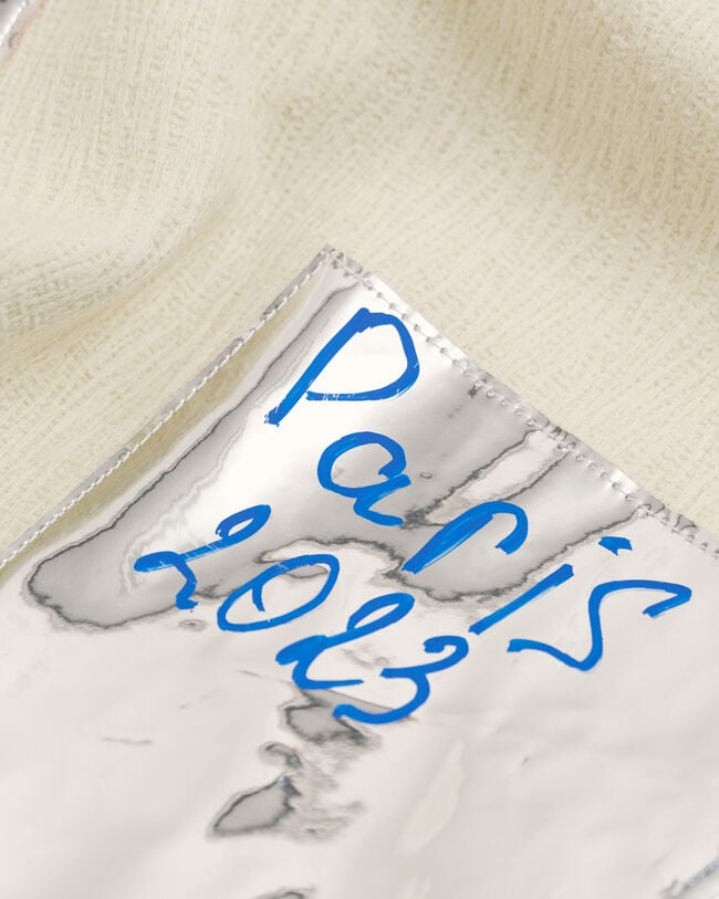 Blank Canvas Project x Harry Nuriev boucl&eacute; Varsity Jacket