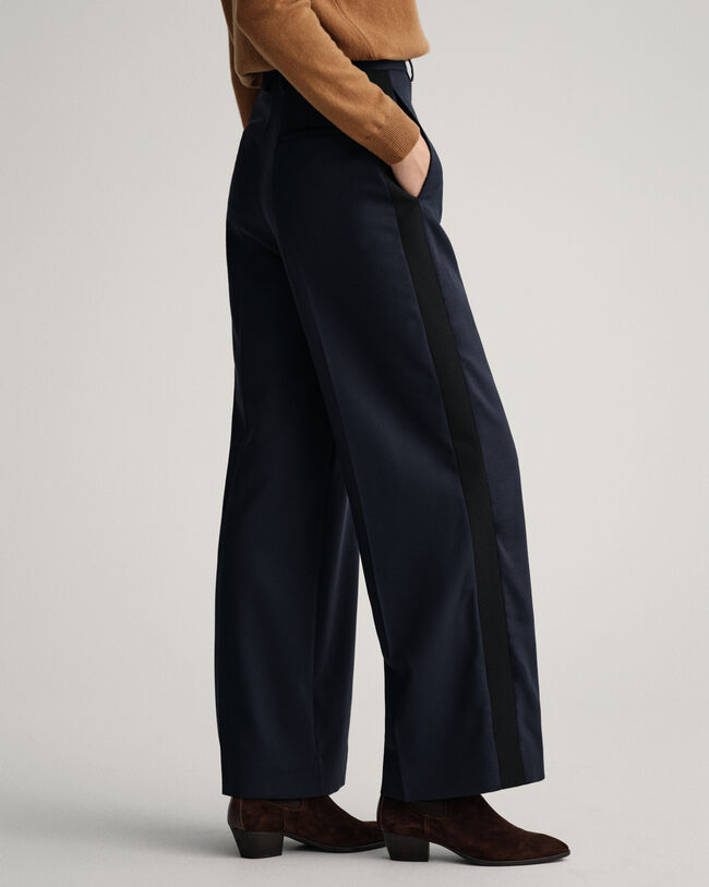 Tuxedo broek met hoge taille