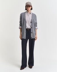 Getailleerde broek van wolmix