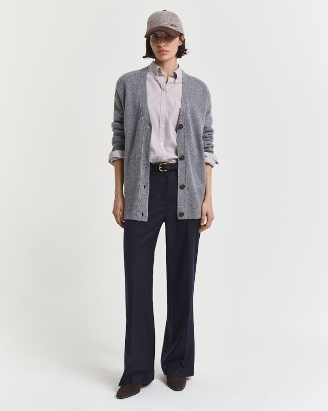 Getailleerde broek van wolmix